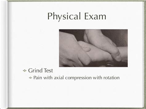 Basal Joint Arthritis Presentation