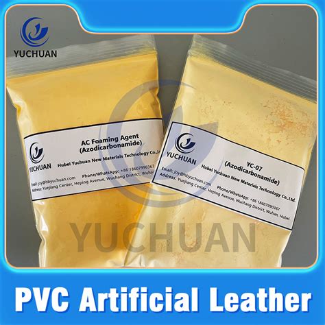 Azodicarbonamide AC Blowing Agent For PVC Leather Foaming Agent