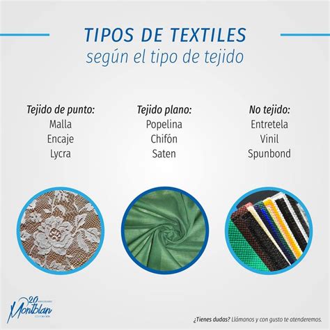 TIPOS DE TEXTILES Tipos De Tejidos Textiles Tipos De Tejido Textiles