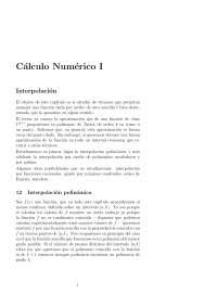 Interpolaci N Apuntes De C Lculo Docsity