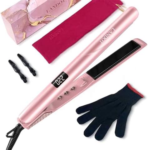 Amazon Landot Flat Iron Hair Straightener Ceramic Hair