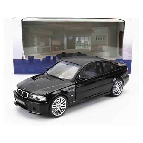 BMW 3 SERIES M3 CSL E46 COUPE 2003 BLACK SOLIDO 1 18ミニカー