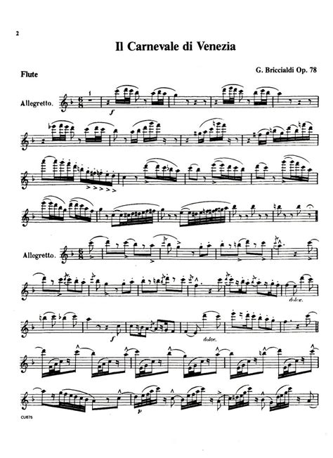 Giulio Briccialdi Sheet Music For Flute Buy Online