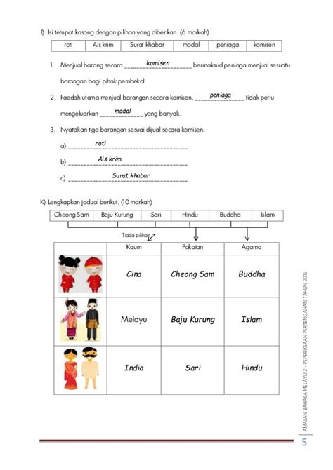 Soalan Amalan Bahasa Melayu Peralihan Contoh Waouw