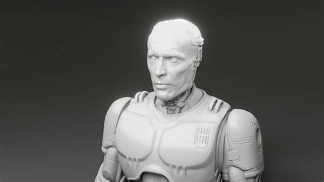 Peter Weller Alex Murphy Robocop 3d Model 3d Printable Cgtrader