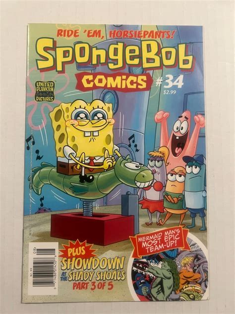 Spongebob Comics 34 Newsstand Variant United Plankton Pictures 2014 Ebay