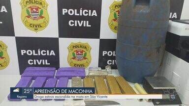 Jornal Tribuna 1ª Edição Policiais encontram porções de maconha na