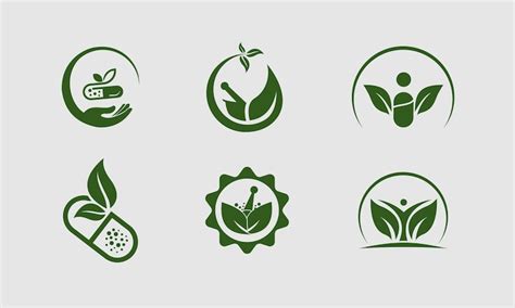 Premium Vector Herbal Leaf Logo Vector Template