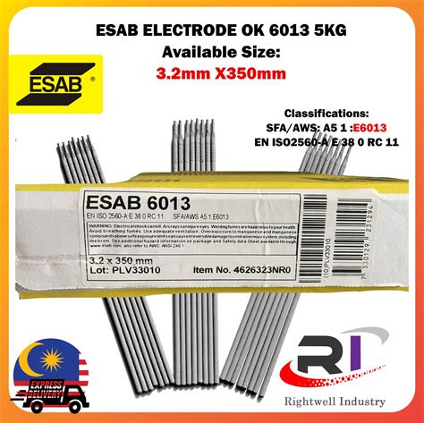 ESAB Welding Electrode 6013 Mild Steel