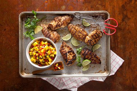 Jerk Chicken With Mango Salsa