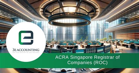 Acra Accounting And Corporate Regulatory Authority Singapore Business