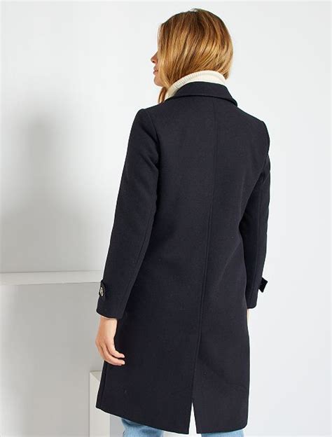 Manteau Long Style Marin Femme Bleu Marine Kiabi