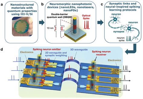 Implementation Of A Nanophotonic Integrated Circuit For Spiking Neural