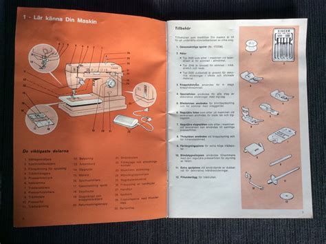 Instruktionsbok Till Singer Symaskin K P P Tradera