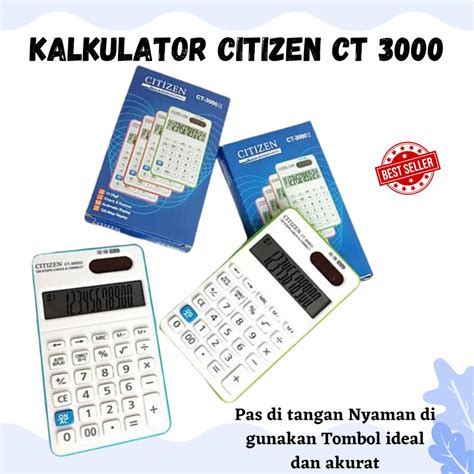 Jual Gratis Packing Bubble Wrap Kalkulator Citizen CT 3000