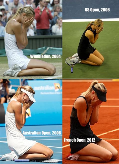 Maria Sharapova Celebrates The Same Way At Every Grand Slam Photo Gallery