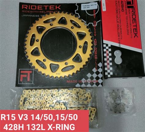 Yamaha R V R M Ridetek Sprocket And Non Oring Set H L Lazada Ph