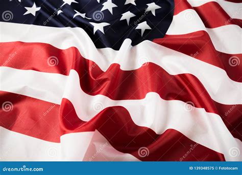 American Flag Waving Background Independence Day Memorial Day Labor Day Image Stock Image