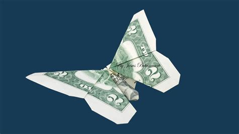 How to make a TWO Dollar Origami Butterfly - YouTube