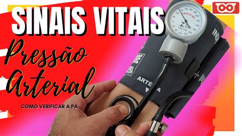 SINAIS VITAIS como verificar a pressão arterial na técnica YouTube