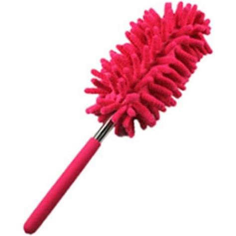 AJW Plumeau Brosse À Main Extensible en Toile D araignée Plume Lavable