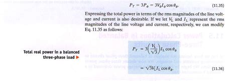 RMS value calculation of 3 phase line voltages for power calculations - Electrical Engineering ...