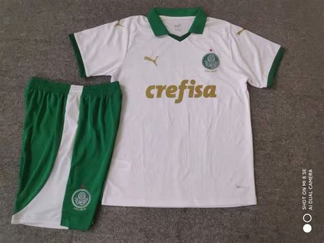 US 39 00 Adult Uniform 2024 2025 Palmeiras Away White Soccer Jersey