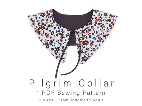 Pilgrim Collar Pattern Detachable Sewing Pattern Cosplay Pattern One