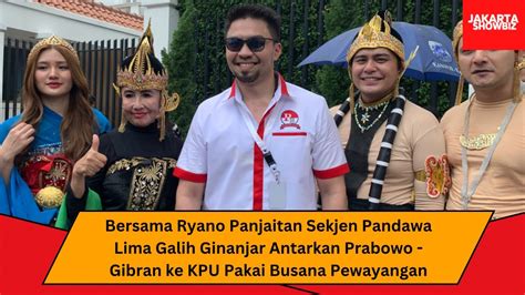 Bersama Ryano Panjaitan Galih Ginanjar Antarkan Prabowo Gibran Ke