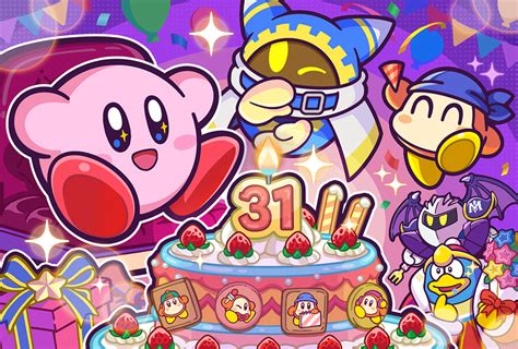 Kirbys 31st Anniversary Celebrated With New Art Gonintendo