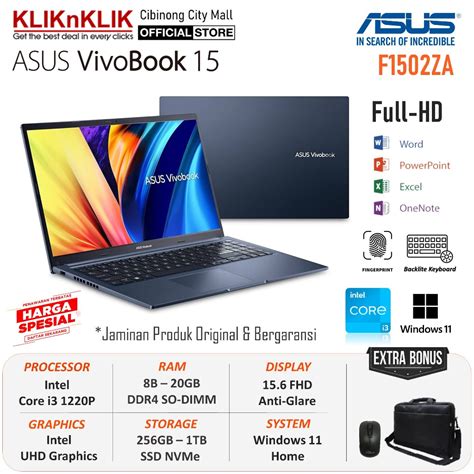 Jual Laptop Murah Asus Vivobook F Za Intel Core I P Gb