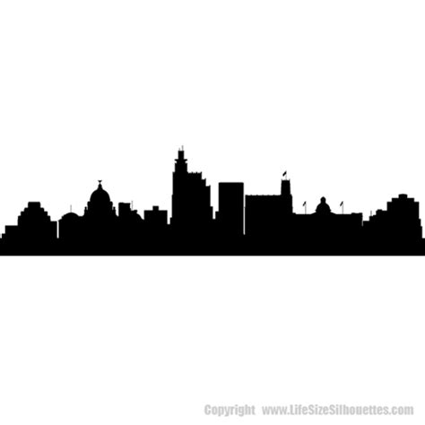 Jackson, Mississippi SKYLINE DECALS (Wall Decor) Vinyl Decals