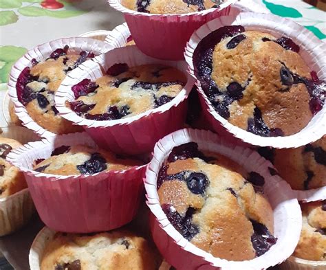 Pratos Da Bela Muffins De Mirtilos Magn Ficos E Deliciosos