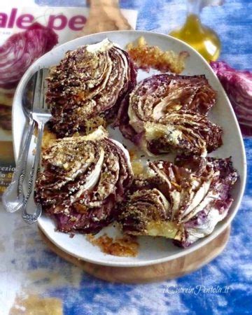 Radicchio Al Forno Gratinato Croccante E Saporito