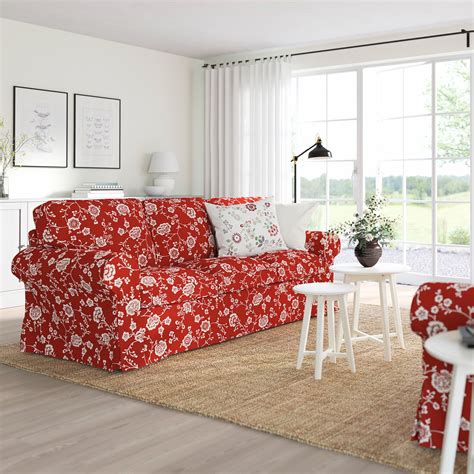 Uppland Sofa Virestad Redwhite Ikea
