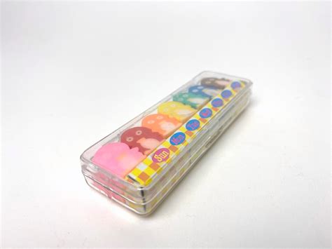 Vintage 80s Rainbow Eraser Set Your Choice Rainbow Round Etsy