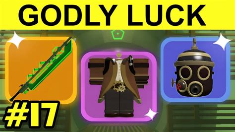 GODLY LUCK Noob To Godly 17 Dungeon Quest YouTube