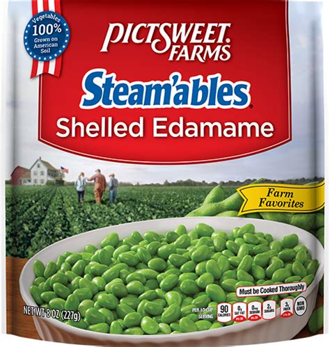 Shelled Edamame Signature Vegetables Pictsweet Farms