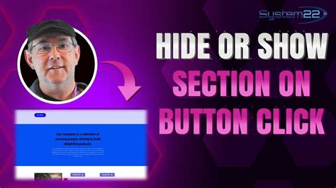 Elementor Hide Or Show Section On Button Click Youtube