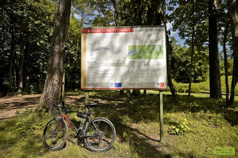 Trasa rowerowa wokół jeziora Studzieniczne w Augustowie