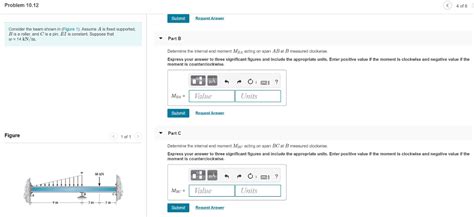 Solved Problem 10.12 4 of 6 Consider the beam shown in | Chegg.com