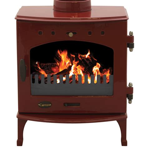 Carron 73kw Wood Burning Multi Fuel Stove Enamel Finish Uk