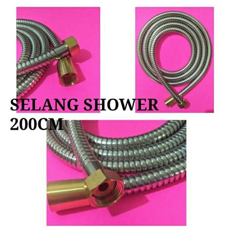 Jual SELANG SHOWER 200 CM KUNINGAN ASLI SELANG SHOWER SELANG JET SHOWER