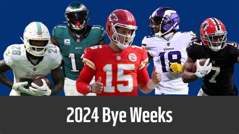 NFL Bye Weeks 2024: What's the fantasy football impact?