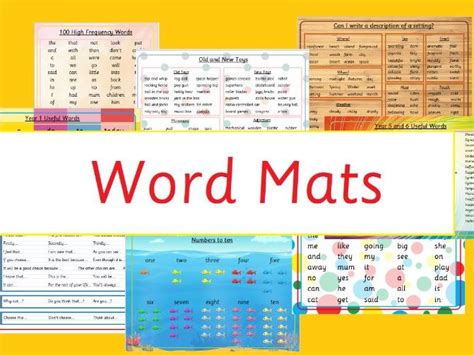 Toys Word Mat Teaching Resources