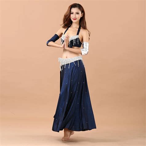 Buy 2018 New Adult Women Belly Dance Costume Set Bra