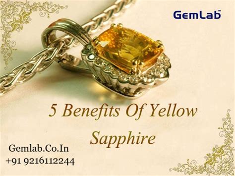 5 benefits of yellow sapphire