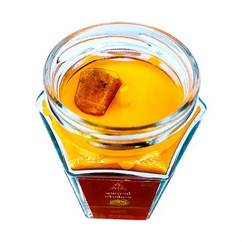 Orange Sacral Chakra Soy Wax Candle Hexa Jar At Rs Piece In New