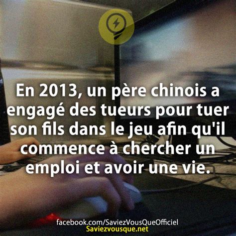 En 2013 un père chinois a engagé des tueurs pour tuer son fils dans le