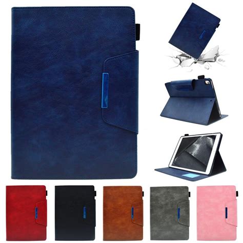 Comprar Funda Para Tableta Para Ipad 10 ª Y 9 ª Generación Funda Tipo Billetera De Cuero De